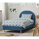Blue Tractor Time Comforter