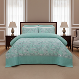 Tropical Mint Palm Bedsheet