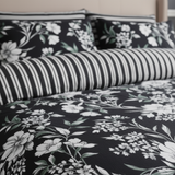 Black Botanical Bold Comforter