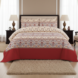 Sienna Border Floral Bedsheet