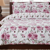 Watercolor Pink Rose Bedsheet