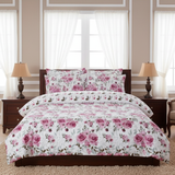 Watercolor Pink Rose Bedsheet